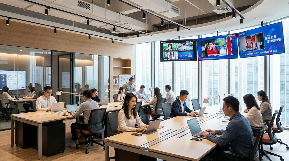 每日大赛传媒公司办公室